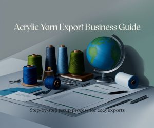 Acrylic Yarn Export Business Guide 2025 - Complete Setup Process India