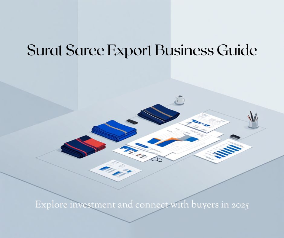 Surat Saree Export Business Guide 2025: Complete Process, Investment & International Buyers