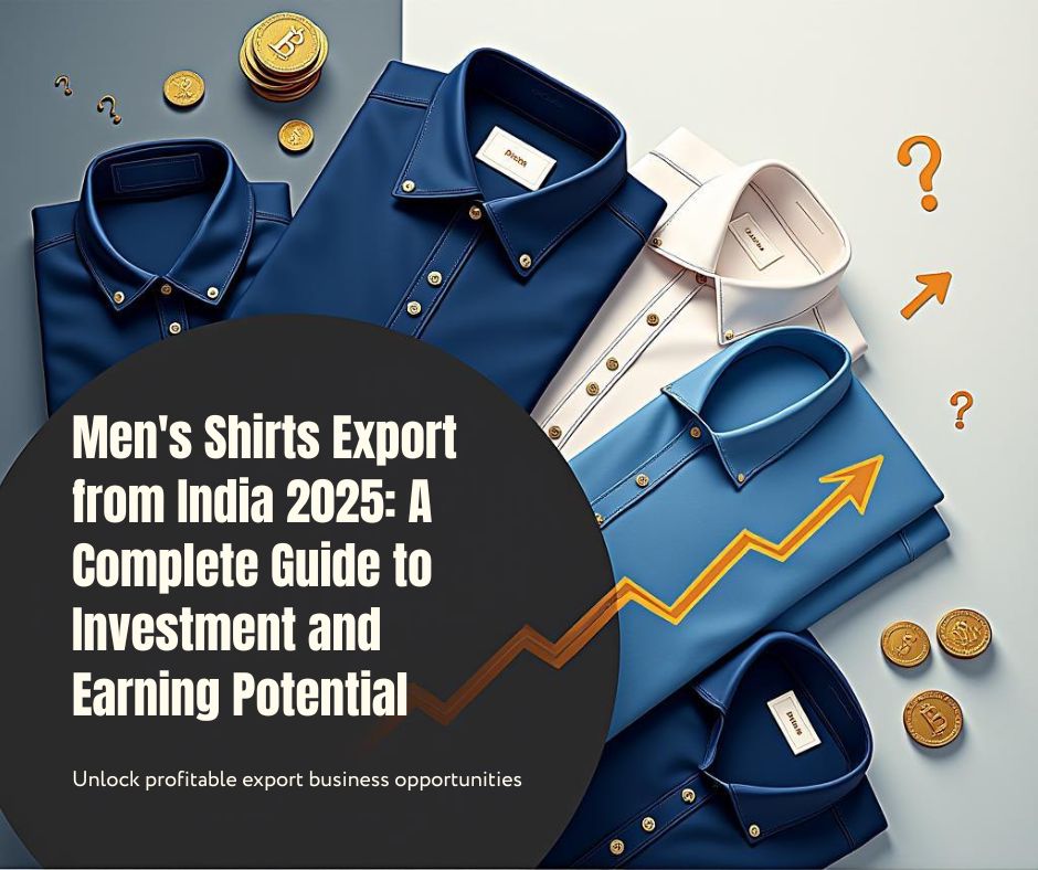 Men's Shirts Export from India 2025 - Complete Guide, Investment & Earning Potential
