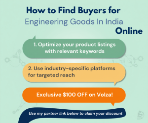 How to Find Buyers for Engineering Goods in India Online | Volza Export Guide